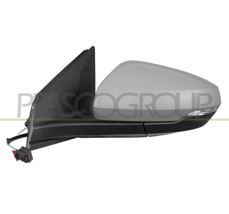 Retroviseur Gauche Mecanique-Avec Appret-Avec Feu Repetiteur-Aspherique-2 Broche