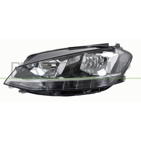 Phare côté chauffeur H7 Electrique avec Moteur-avec Feu de Jour-Led