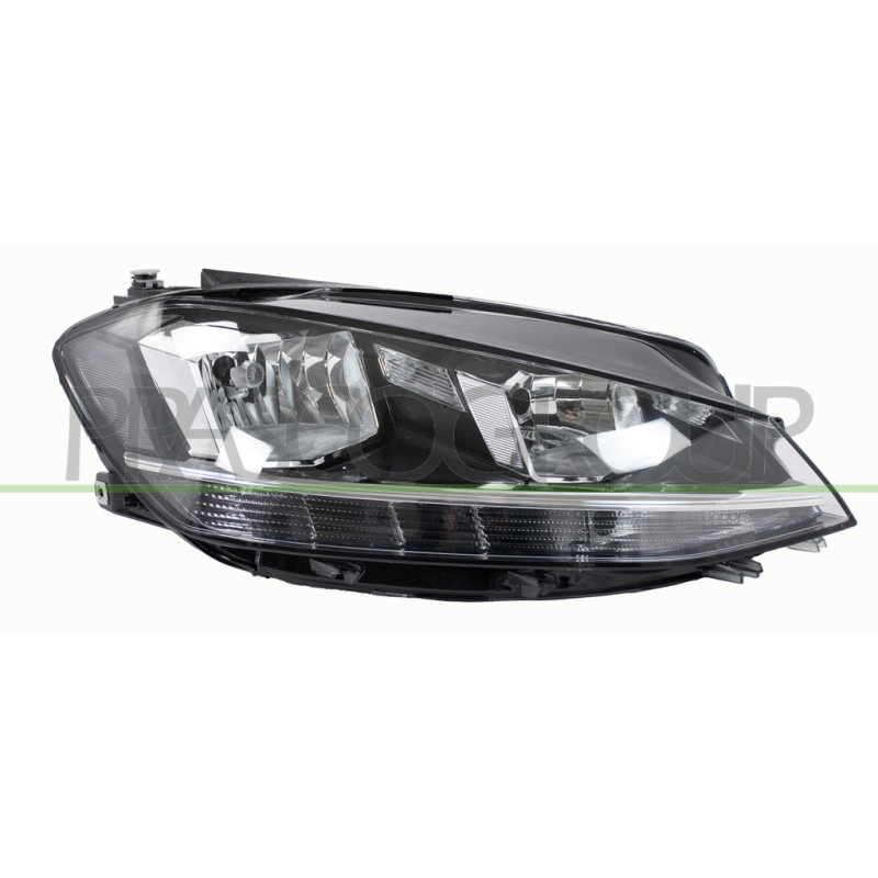 Phare côté passager H7 Electrique avec Moteur-avec Feu de Jour-Led