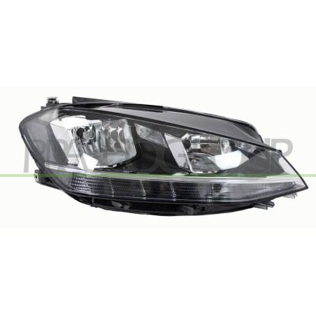 Phare côté passager H7 Electrique avec Moteur-avec Feu de Jour-Led