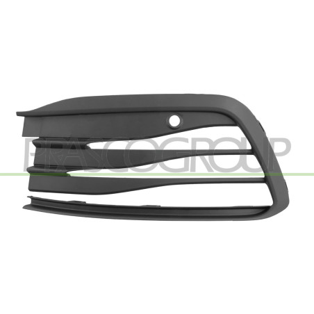 Grille Gauche Noire De Pare-Chocs-Avec Trous Radar+Support