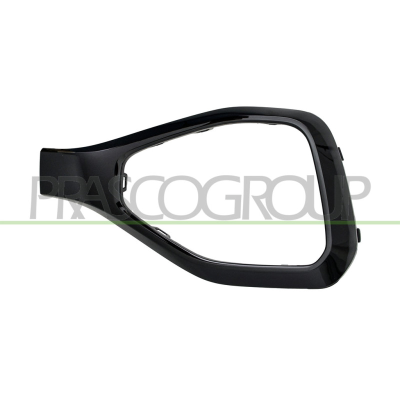 Moulure Gauche De Pare-Chocs Avant-Noire-Brillante