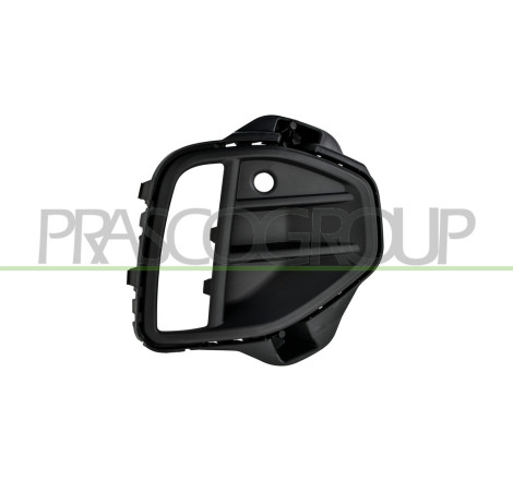 Grille Droite De Pare-Chocs-Avant-Noire-Avec Trous Radar+Supports