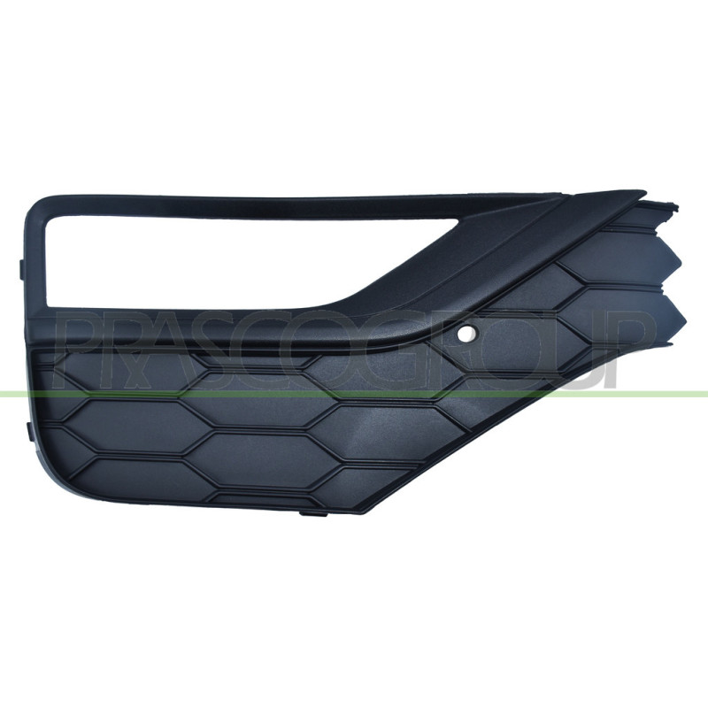 Grille côté passager de Pare-Chocs-Avant-Surface Gruanuleuese-Noire-avec Sieges