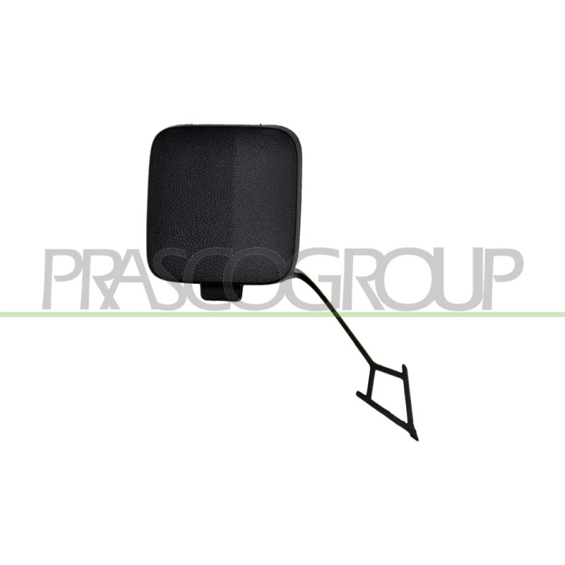 Cache Crochet de Remorquage de Pare-Chocs Arriere-Noir-Structure'