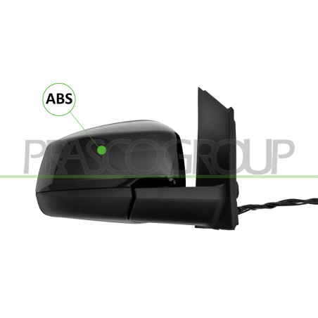 Retroviseur Droit-Electrique-Avec Appret-Chauffant-Avec Antenne De Radio-Convexe