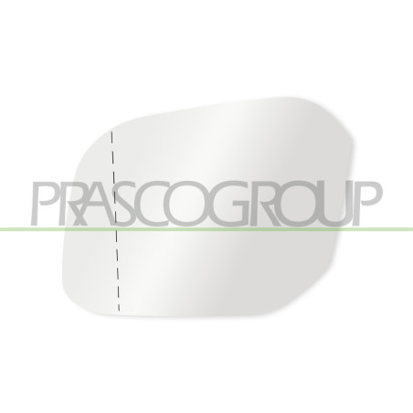 Verre De Retroviseur Gauche Aspherique-Chrome'