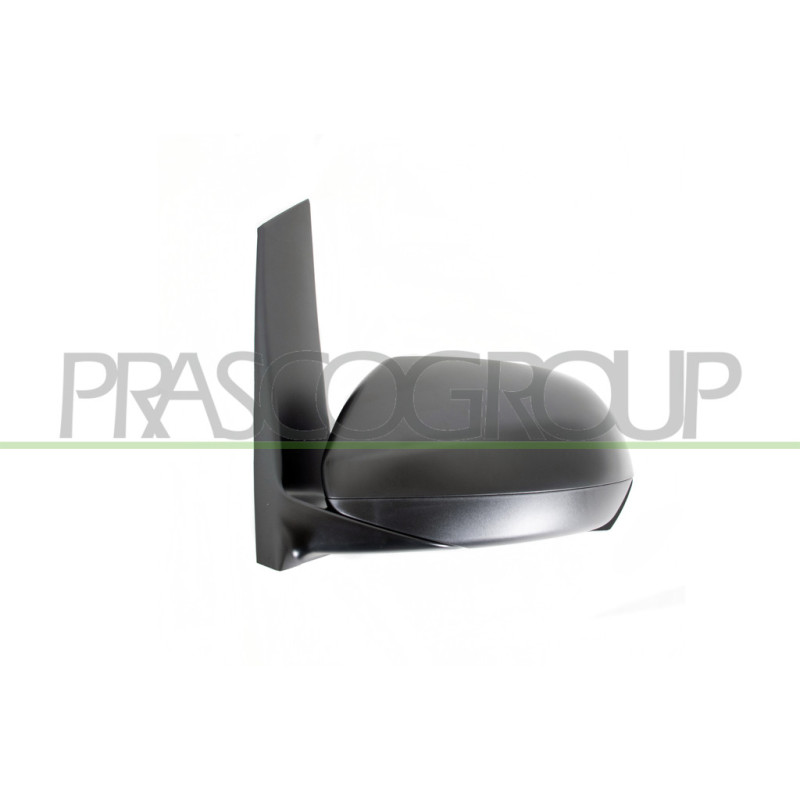 Retroviseur Gauche Manuel-Noir-Aspherique/Chromee