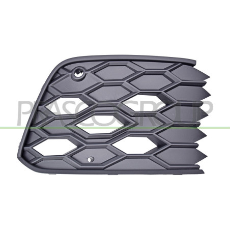 Grille côté passager de Pare-Chocs-Avant-Noire-avec Sieges Antibrouillard-avec T