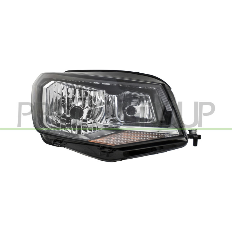 Phare côté passager H4 Electrique avec Moteur-Noir