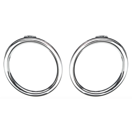 Jeu de moulure chrome de phare antibrouillard