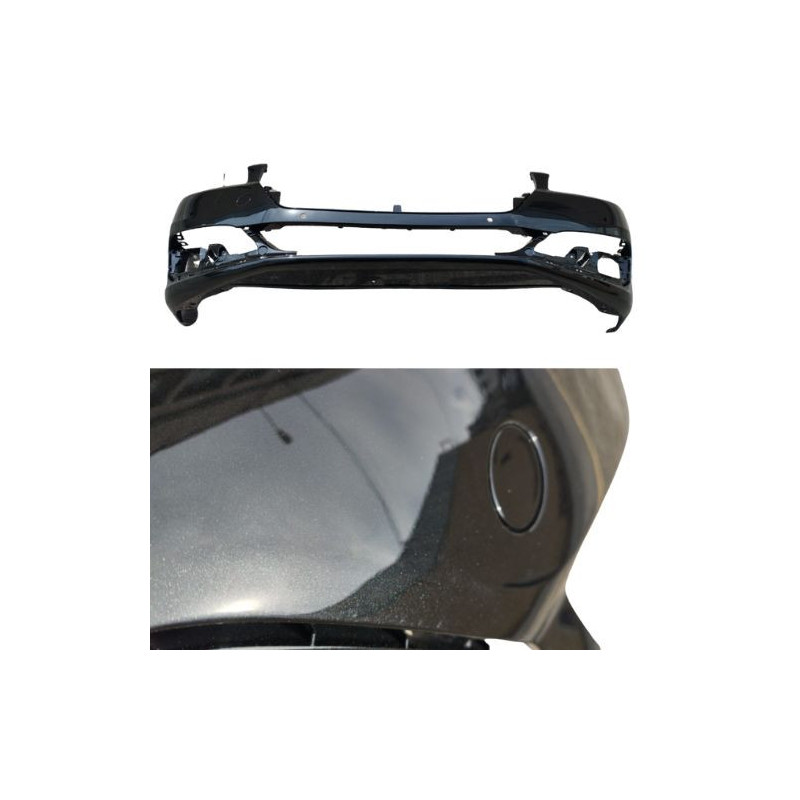 Pare-chocs avant peint noir brillant