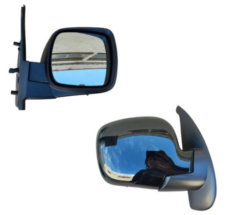 Rétroviseur électrique, rabattable électriquement, peint noir brillant