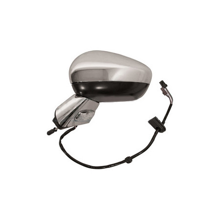 Rétroviseur électrique, rabattable électriquement, à peindre avec apprêt