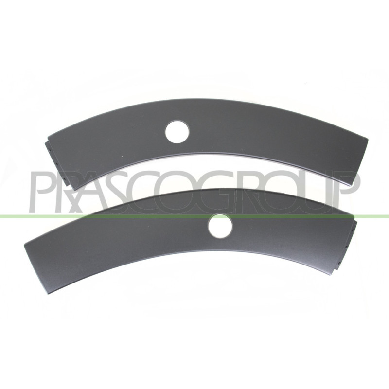 Jeu D'Enjoliveurs D'Aile Avant-Partie Avant-Noire Structure'-Avec Trous Pour?