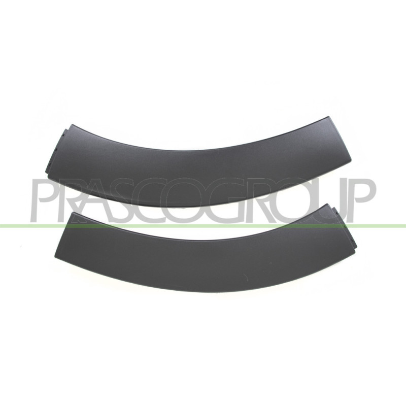 Jeu d'Enjoliveurs d'Aile Avant- Partie Avant-Noire Structure'-avec Enpreints pou