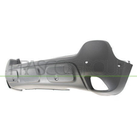 Pare-Chocs Arriere Noir Structure'-Avec Trous Radar Et Aide De Stationnement?