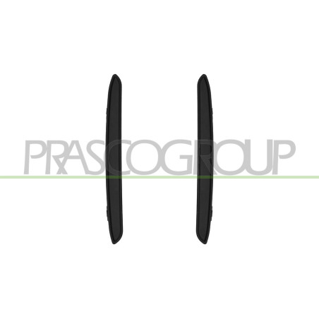 Jeu De Bandeau De Pare-Chocs Arriere-Noir-Structure'-(Droit??)