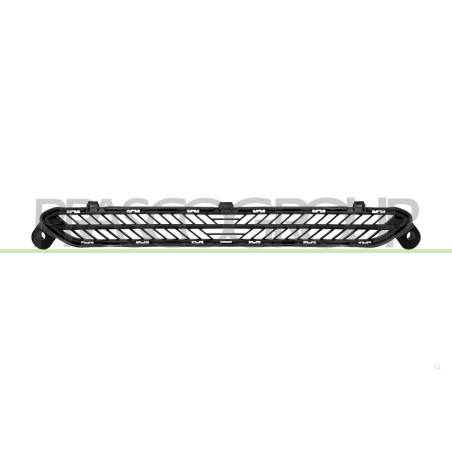 Grille Centrale De Pare-Chocs-Avant-Noire-Structuré