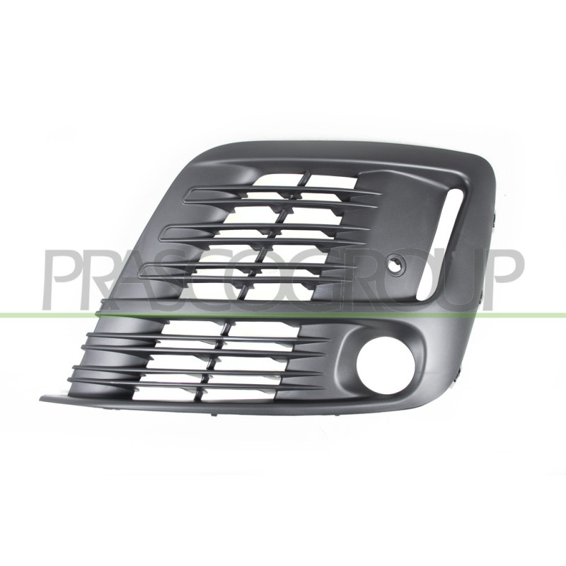 Rejilla Izquierda Parachoques-Negra-Con Agujeros Sensores
