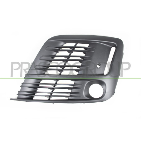 Rejilla Izquierda Parachoques-Negra-Con Agujeros Sensores