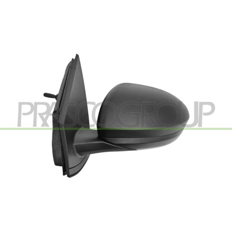 Retroviseur Gauche-A Cable-Noir-Convexe
