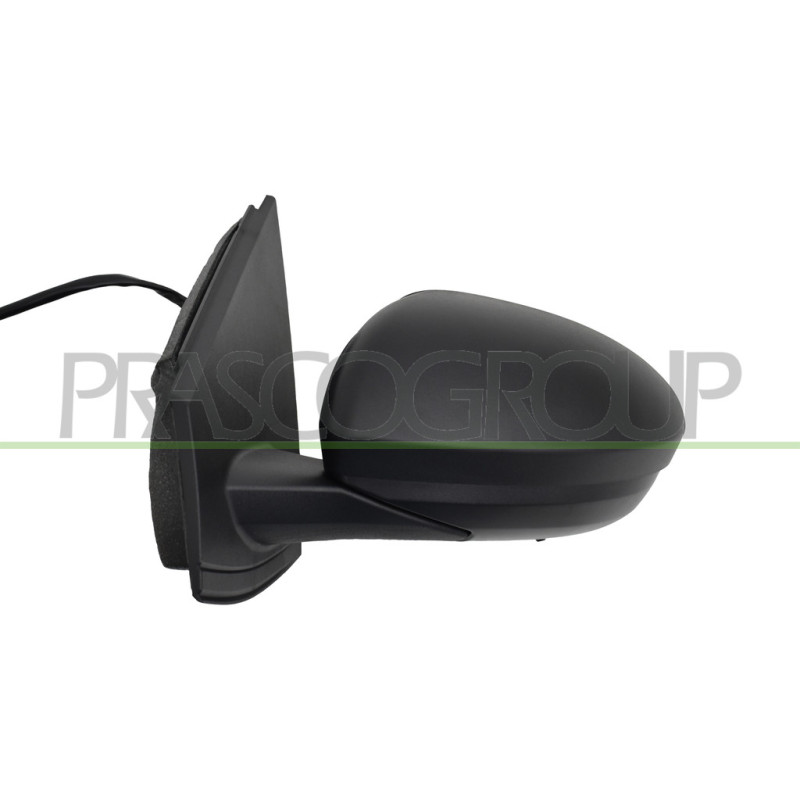 Retroviseur Gauche-Electrique-Noir-Chauffant-Convexe-5 Broches