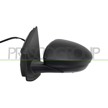 Retroviseur Gauche-Electrique-Noir-Chauffant-Convexe-5 Broches