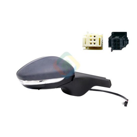 Rétroviseur côté passager Électrique, Convexe, Chauffant, Avec Couche D'Apprêt,