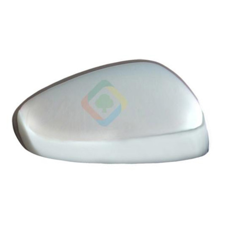Coque de rétroviseur chrome côté passager