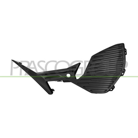 Grille Gauche De Pare-Chocs-Avant Noir-Brillant-Avec Trou Radar