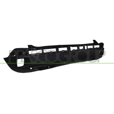 Pare-Chocs Arriere Inferieur Noir Structure'-Avec Trous Radar Et Aide De Station