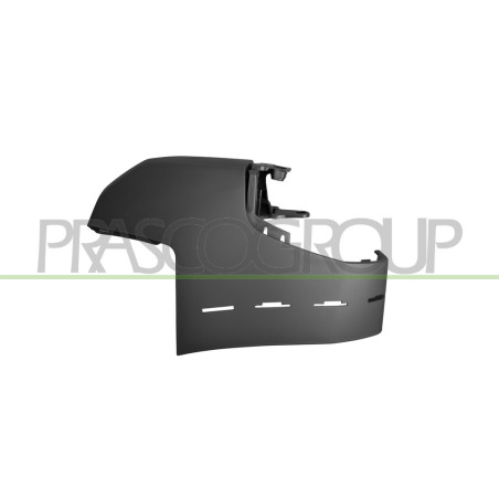 Embout côté chauffeur de Pare-Chocs arrière Noir Structure'-avec Trous Enjoliver