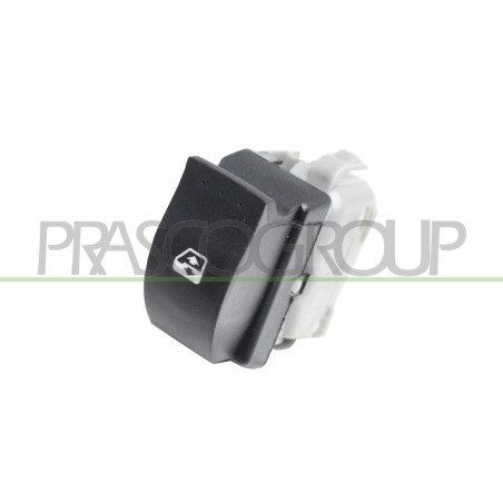 Interrupteur lève-vitre noir pour porte avant côté chauffeur