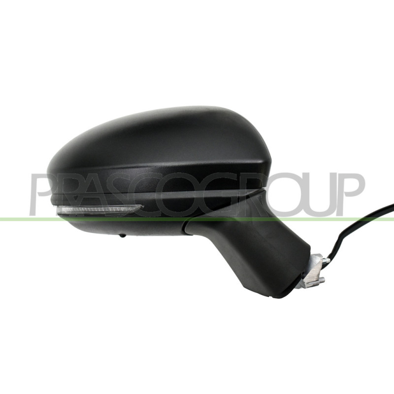 Retroviseur Droit Electrique-Noir-Chauffant-Avec Sonde-Avec Feu Repetiteur-Conve