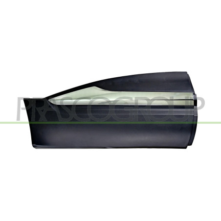 Bandeau de Porte arrière côté passager-Noir Structure'-avec Moulure Chromee