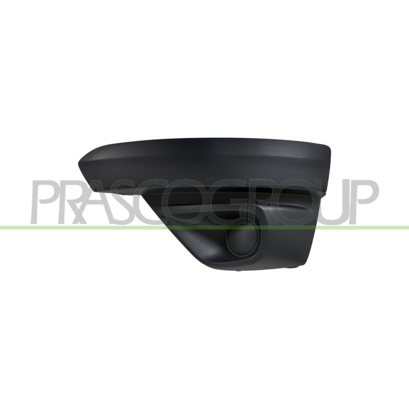 Grille côté chauffeur de Pare-Chocs avant noire structurée