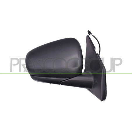 Retroviseur Droit Manuel-Noir-Avec Sonde-Convexe-2 Broches