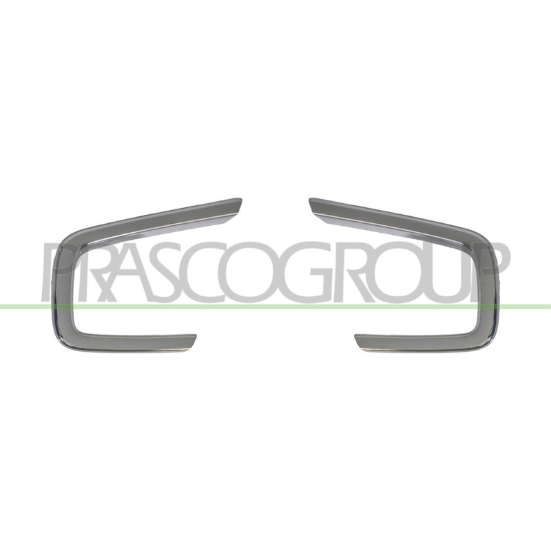 Jeu de Moulure de Grilles de Pare-Chocs Avant