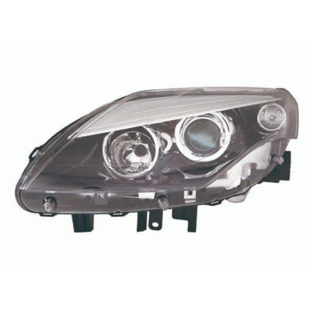 Phare avant côté chauffeur. Fond noir | Sans moteur | Électrique | H7