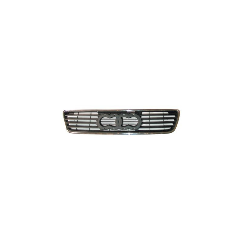 Grille de calandre avec chrome