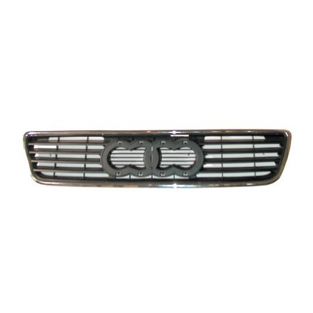 Grille de calandre avec chrome