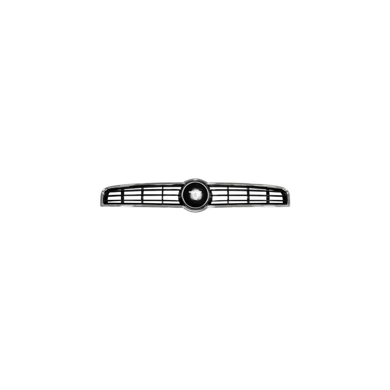 Grille de calandre noir brillant avec cadre chrome