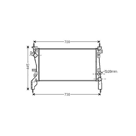 Radiateur de refroidissement