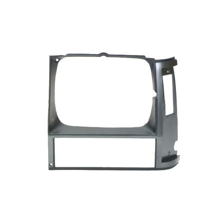 Moulure gris et noir de grille côté chauffeur