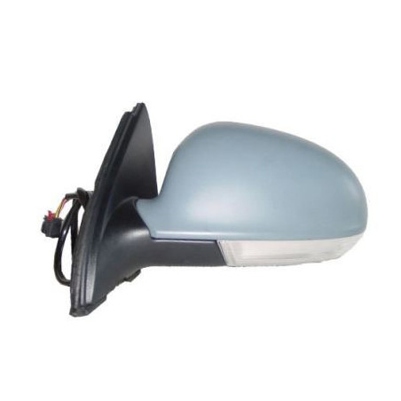 Rétroviseur électrique, rabattable électriquement, à peindre avec apprêt côté chauffeur