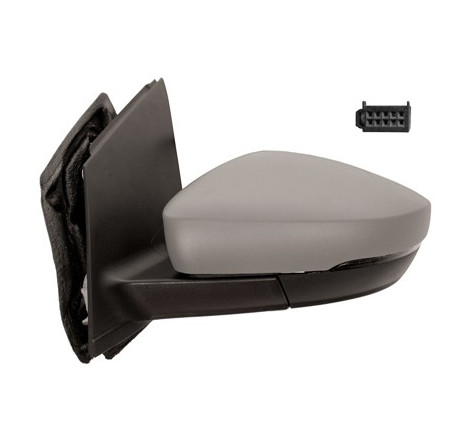 Rétroviseur manuel à peindre avec apprêt côté chauffeur