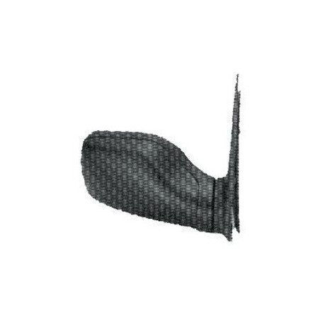 Rétroviseur manuel noir côté passager