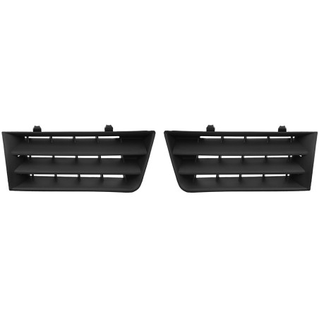 Jeu de grilles de pare-chocs avant