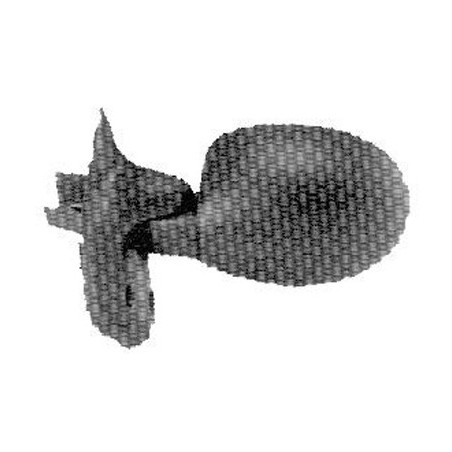 Rétroviseur manuel noir côté chauffeur